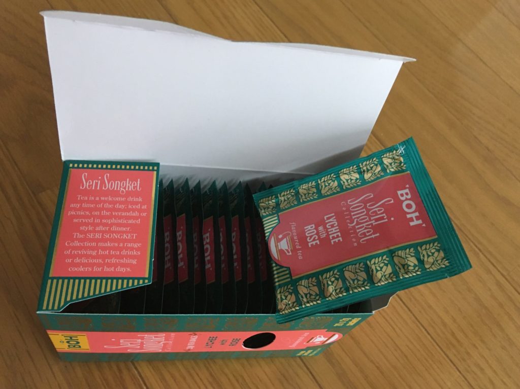マレーシア　クアラルンプール　可愛いお土産　BOH Tea　個包装